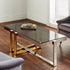 Native Home Lifestyle Nexus Gold And Silver Coffee Table